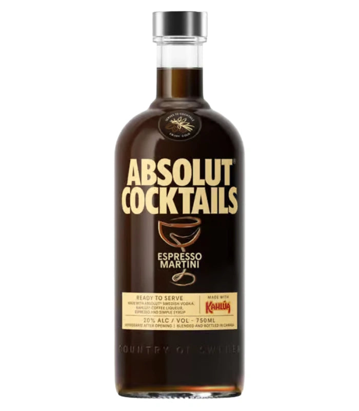 AbsolutVodkaCocktailsEspressoMartini750mL