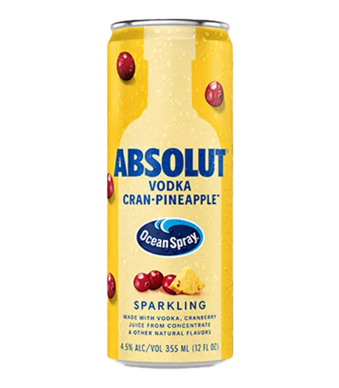 AbsolutxOceanSprayVodkaCranPineapple4-Pack