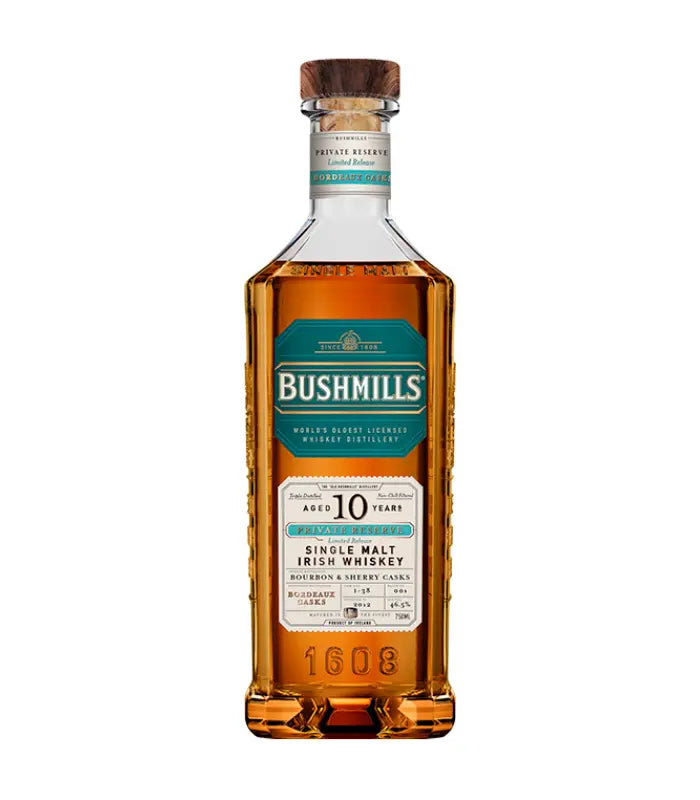 Bushmills10YearPrivateReserveBordeauxCasksIrishWhiskey