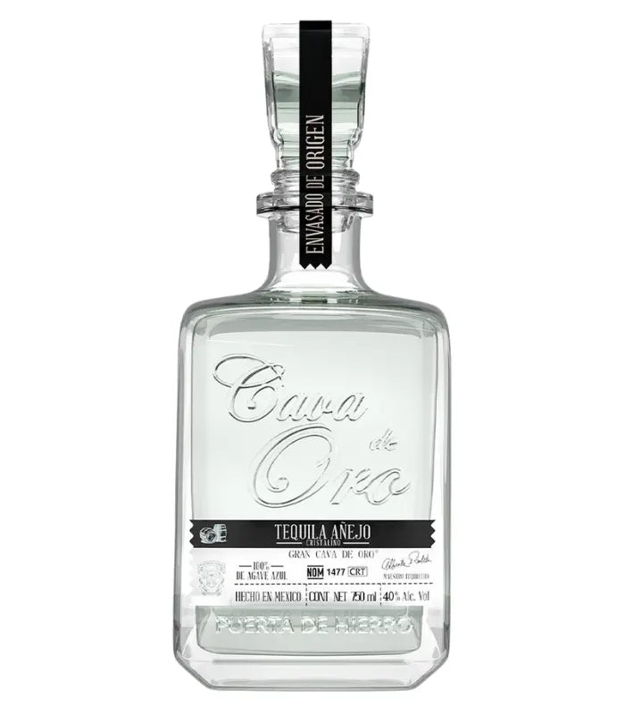 CavaDeOroTequilaAnejoCristalino750mL