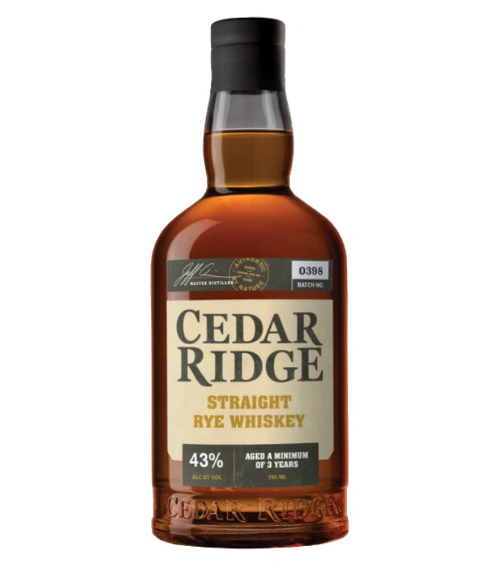 CedarRidgeStraightRyeWhiskey750mL