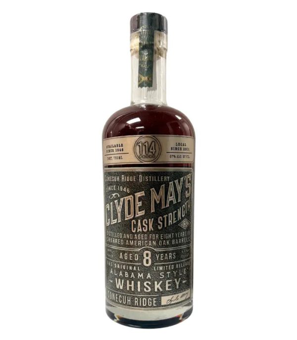 ClydeMay_s8YearCaskStrengthAlabamaWhiskey114Proof
