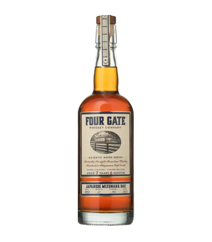 FourGateMajesticWoodSeriesJapaneseMizunaraOakBourbon750mL