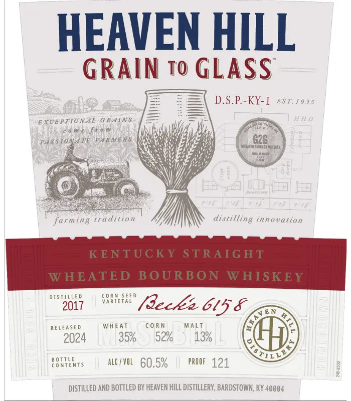 HeavenHillGraintoGlassWheatedBourbonWhiskey