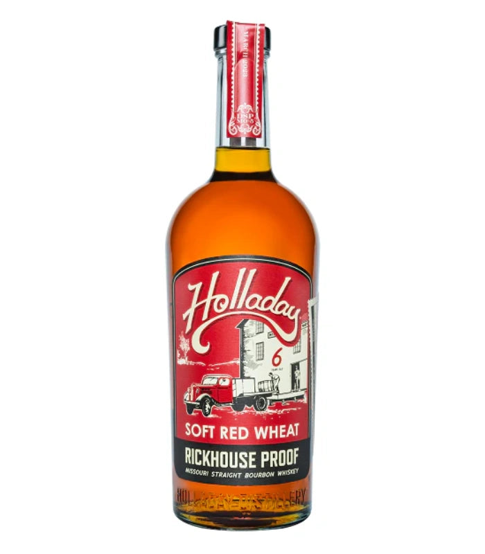 HolladaySoftRedWheatRickhouseProofStraightBourbon750mL