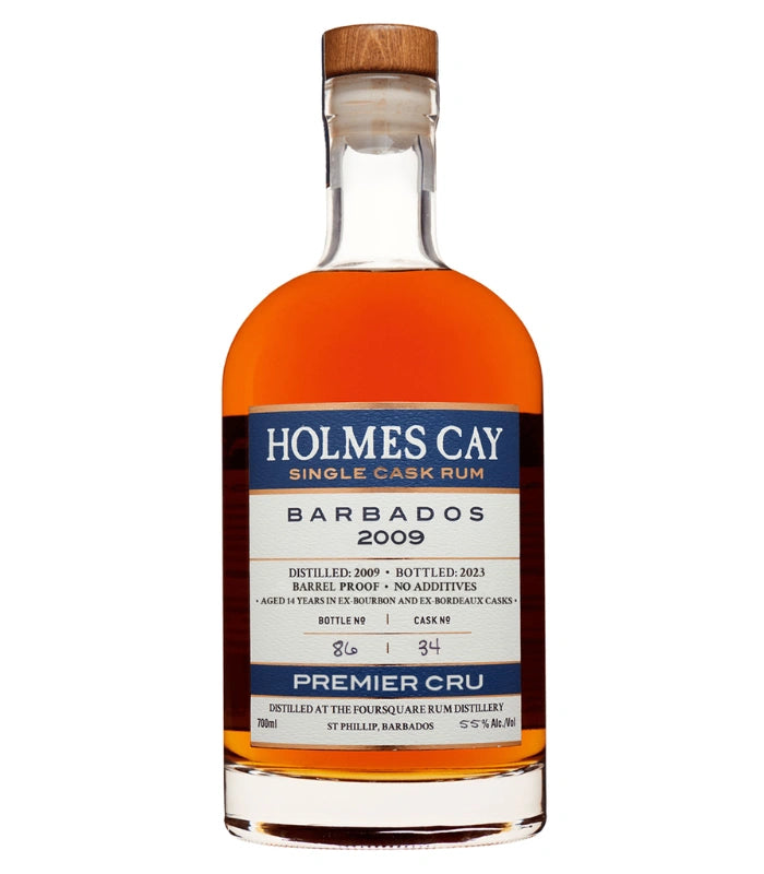 HolmesCayBarbados2009PremierCruSingleCaskRum700mL