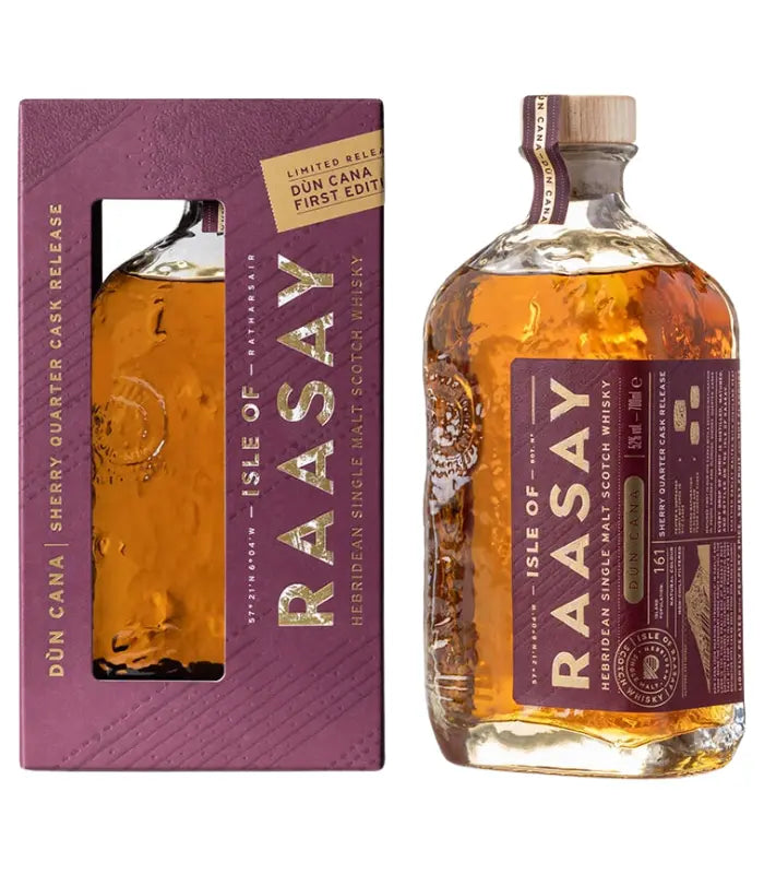 IsleofRaasayDunCanaSherryQuarterCaskScotchWhisky700mL