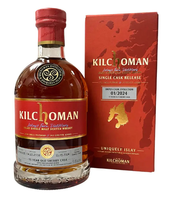 Kilchoman15YearSingleCaskImpexCaskEvolutionScotch750mL