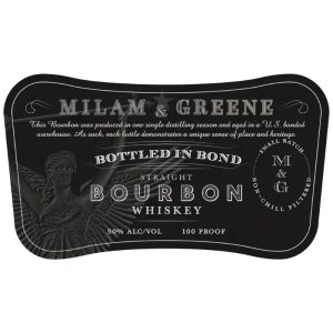 Milam & Greene Bottled in Bond Straight Bourbon Whiskey 750mL