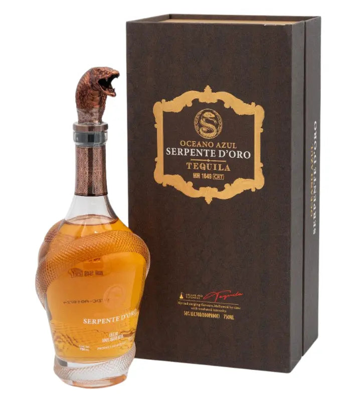 OceanoAzulSerpenteD_OroTequilaAnejo750mL
