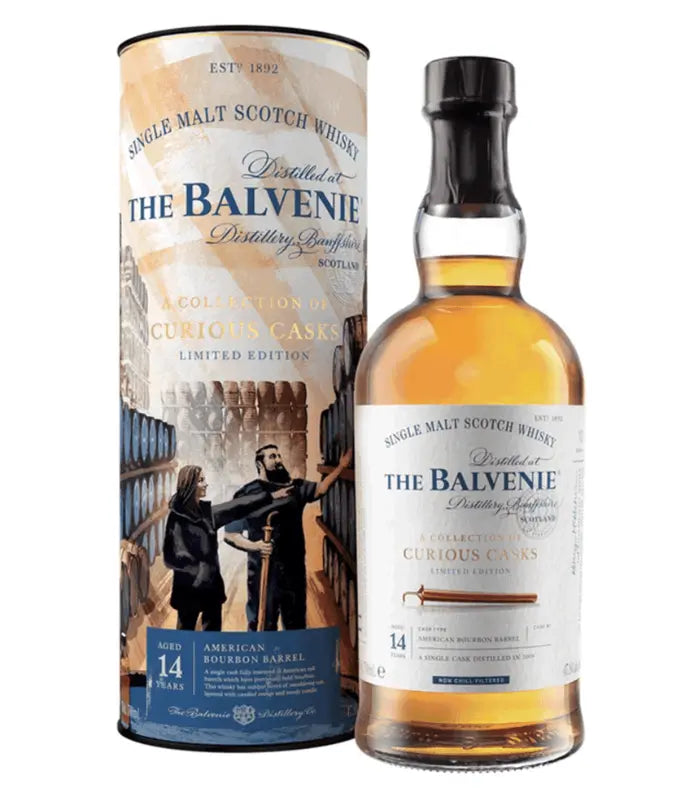 TheBalvenie14YearCuriousCasksAmericanBourbonBarrelScotch750mL